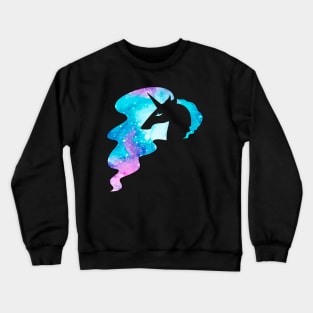 Elegant Galaxy Unicorn Crewneck Sweatshirt